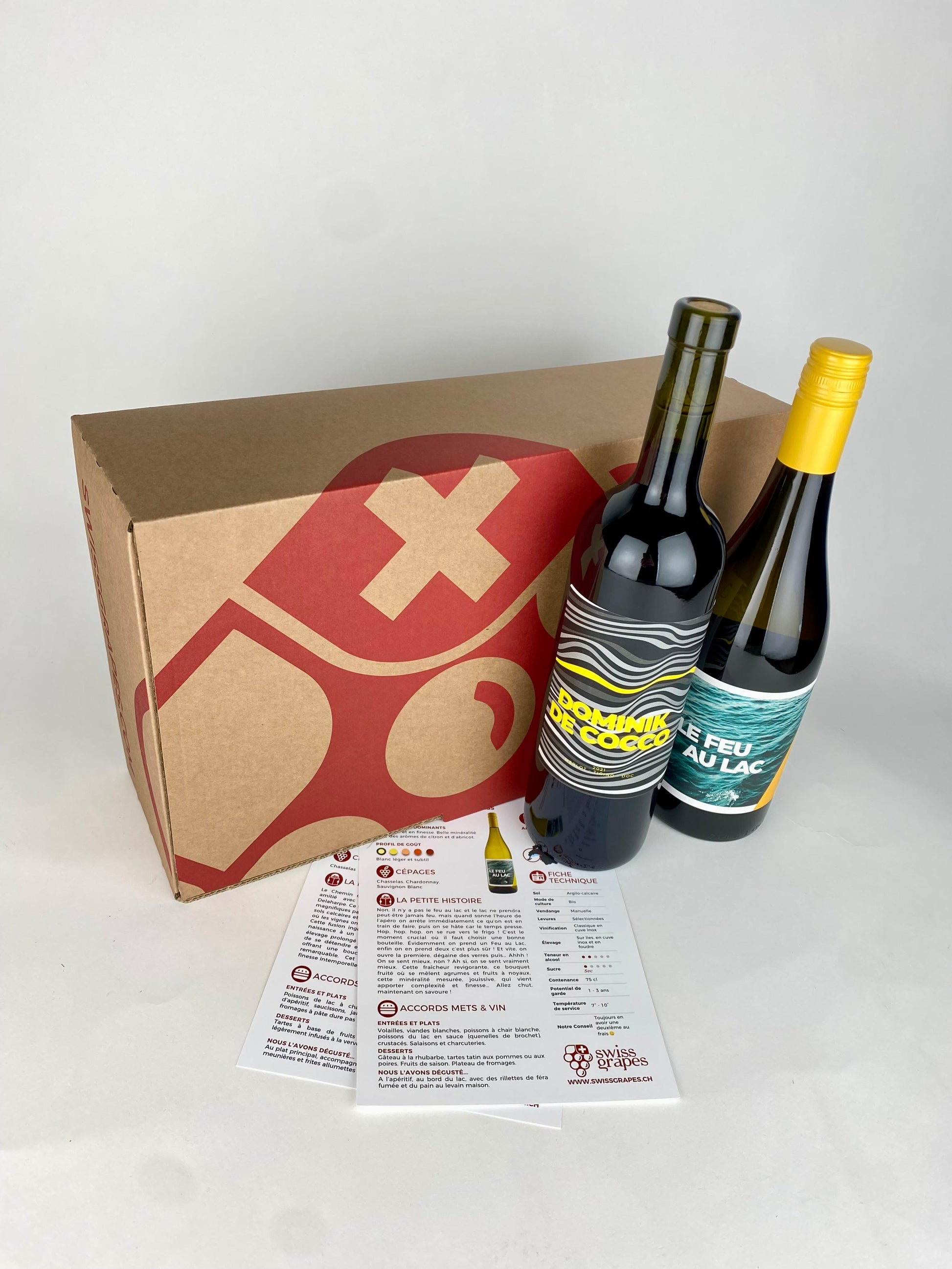 COFFRET SWISSGRAPES<br> Dominik De Cocco & Le Feu au Lac