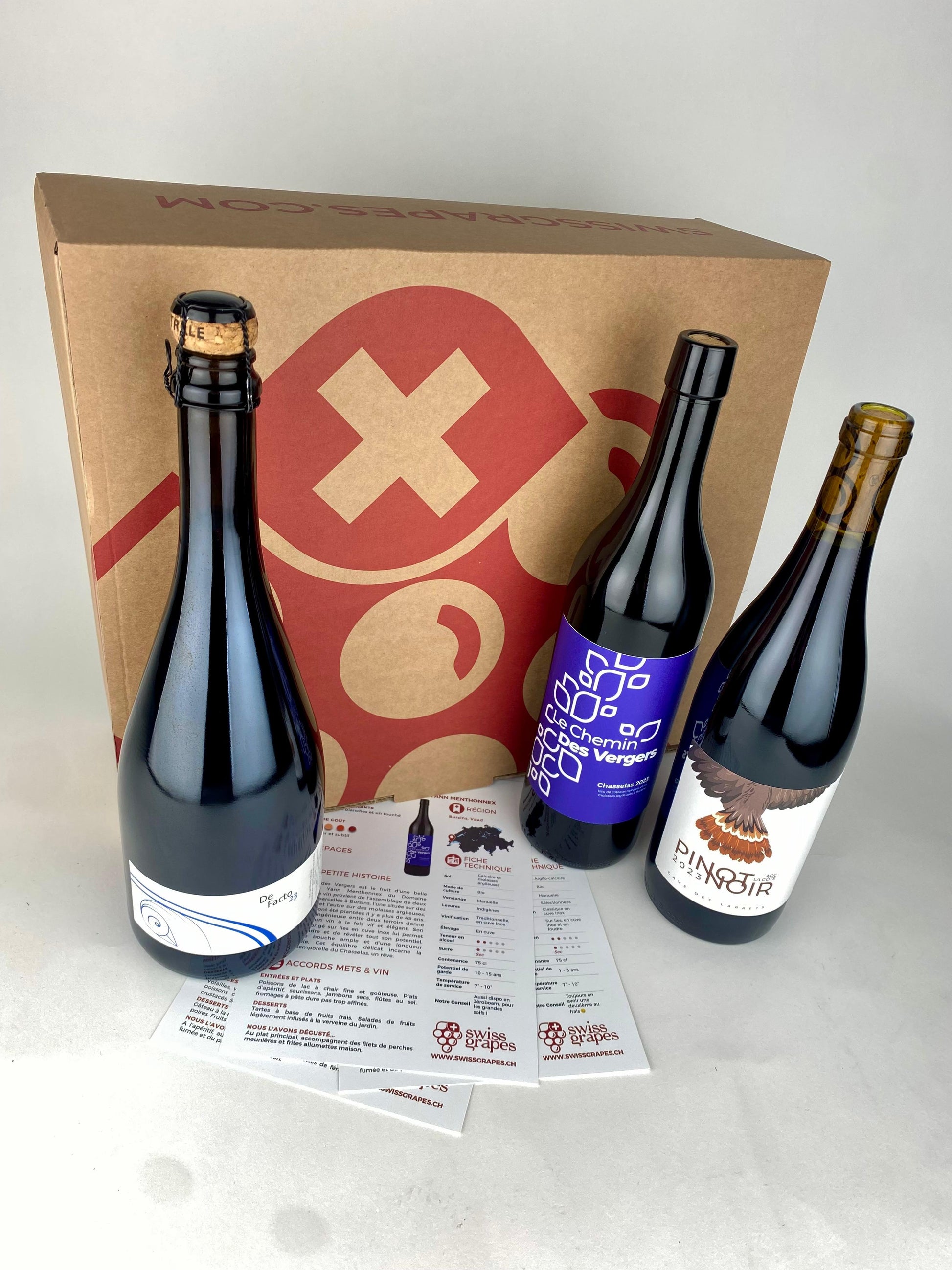 COFFRET SWISSGRAPES<br>  3 Bouteilles d'exception