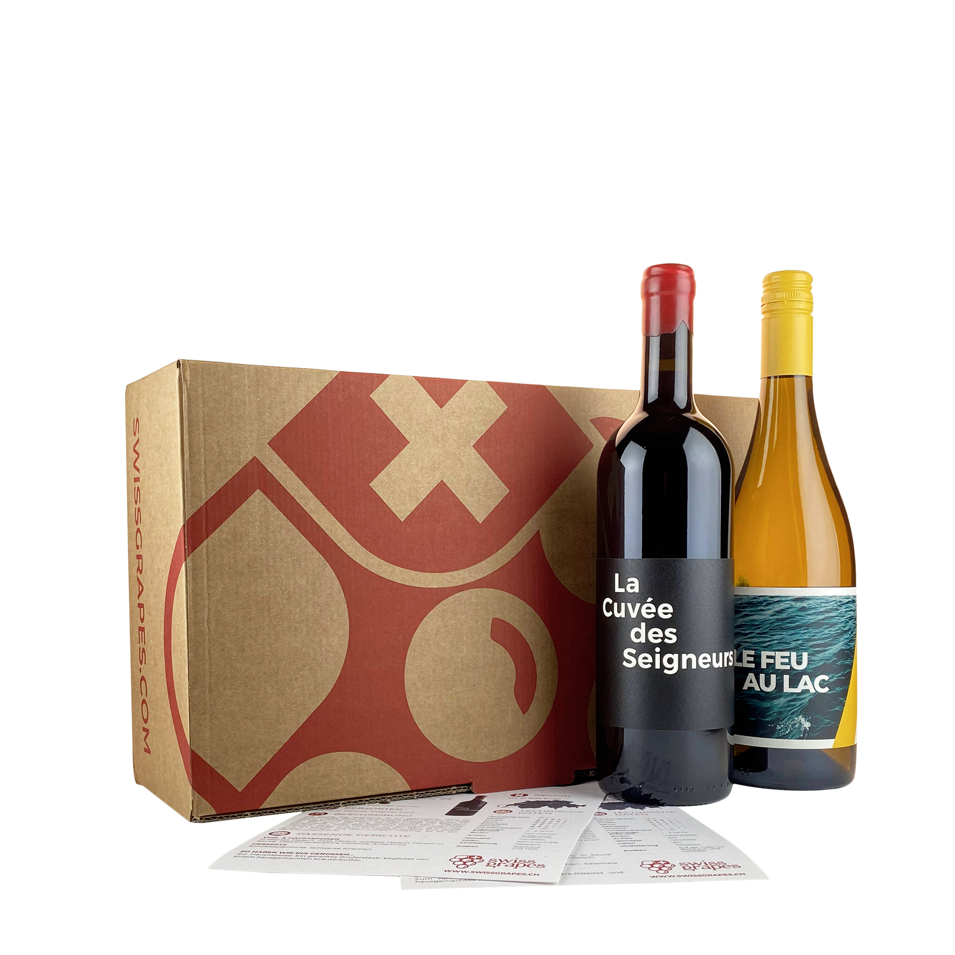 BLANC SUR ROUGE, RIEN NE BOUGE!<br>COFFRET CADEAU 2 BOUTEILLES